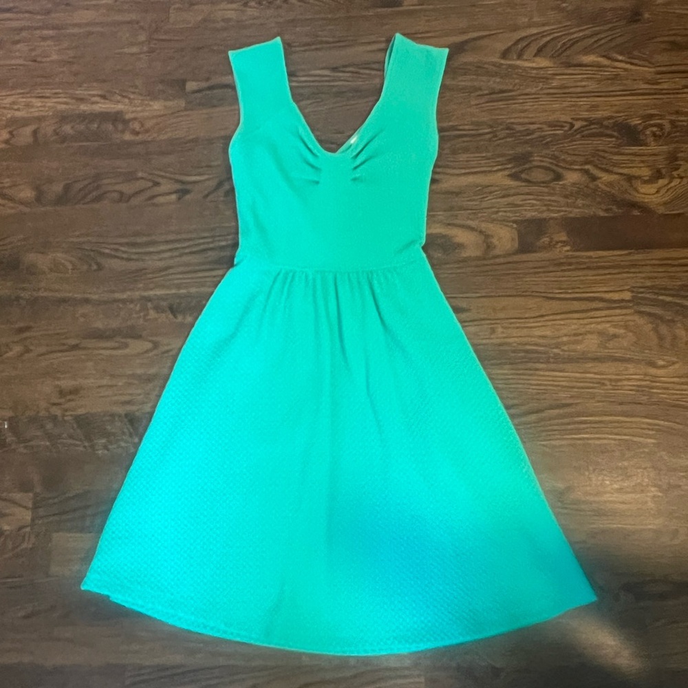 Anthropologie sundress with cross cross back